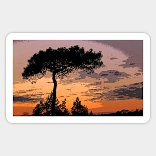 Heathland Silhouette Sticker